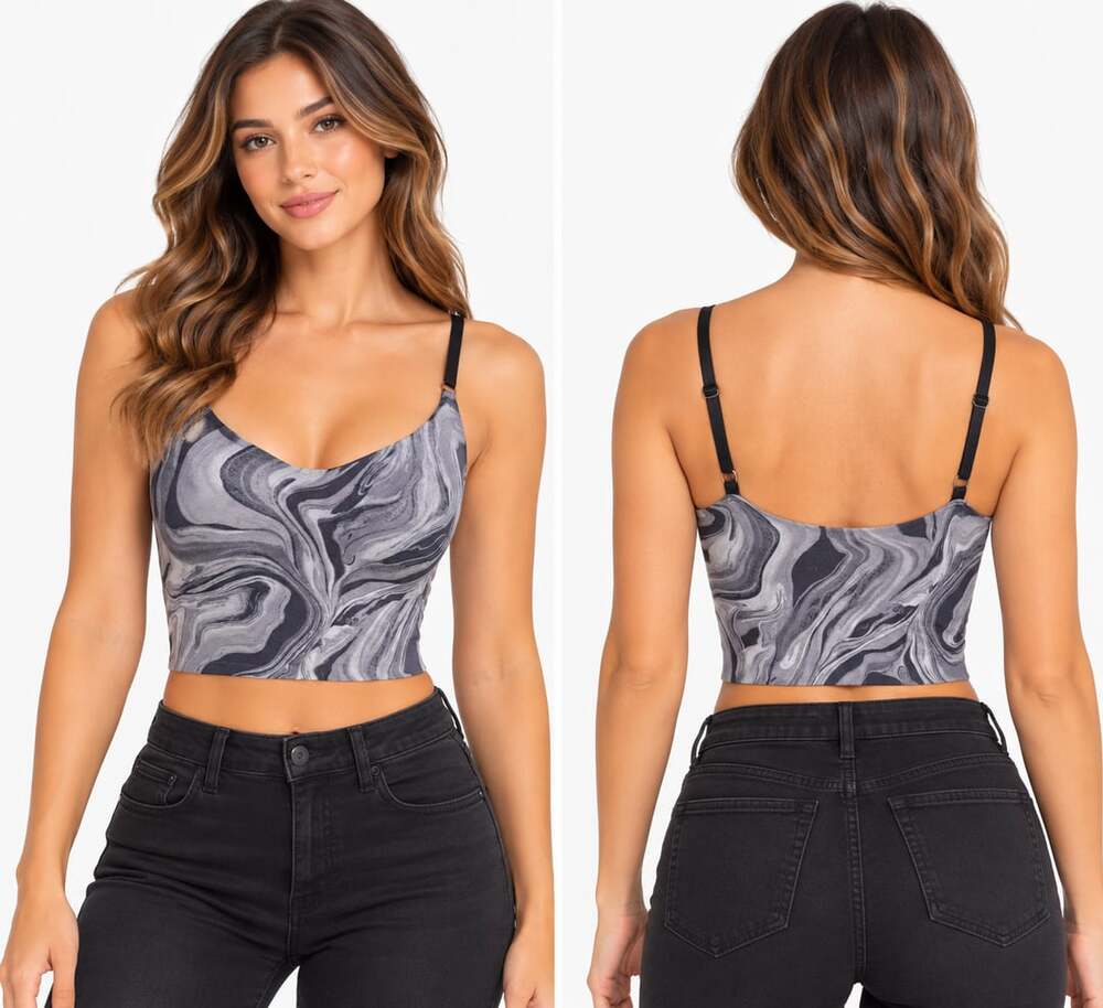 Pink VS Marble Bra M
